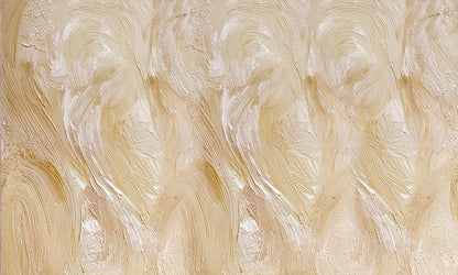 Home Decoration Yellow Oil Painting Wallpaper Mural for Use as Decor
