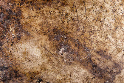 Rustic Distressed Gold Metallic Mural Wallpaper
