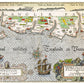 Anglia Pars Customized Map Wallpaper Mural