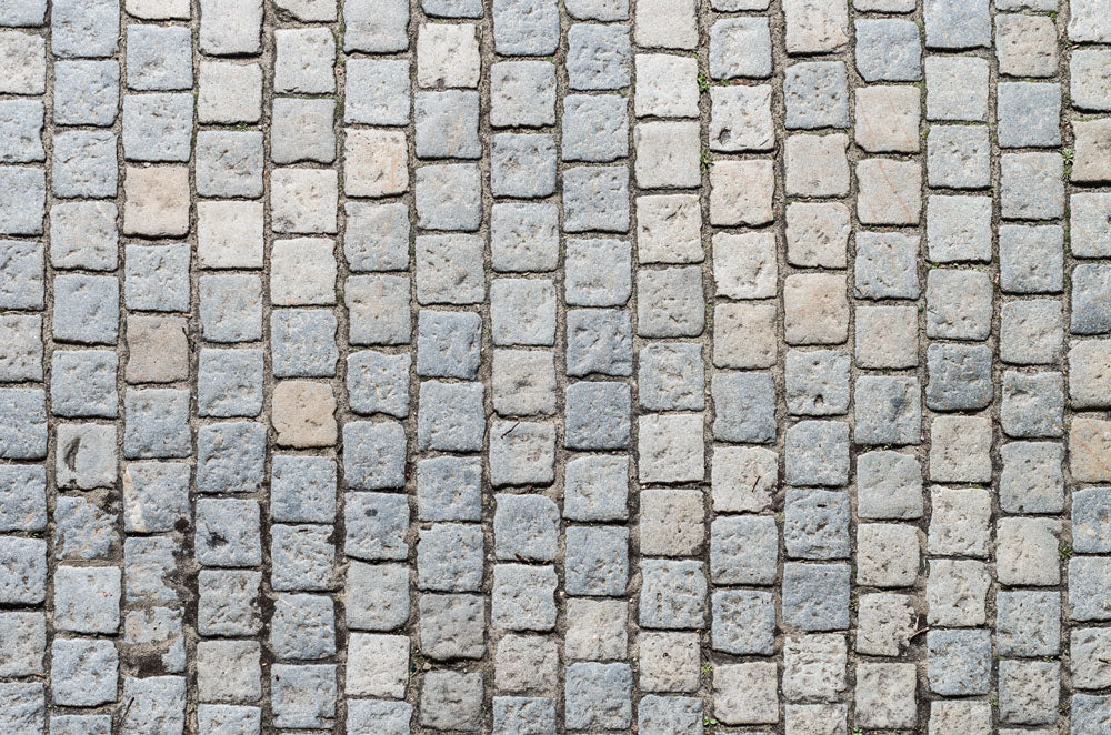 Rustic Gray Stone Mural Wallpaper