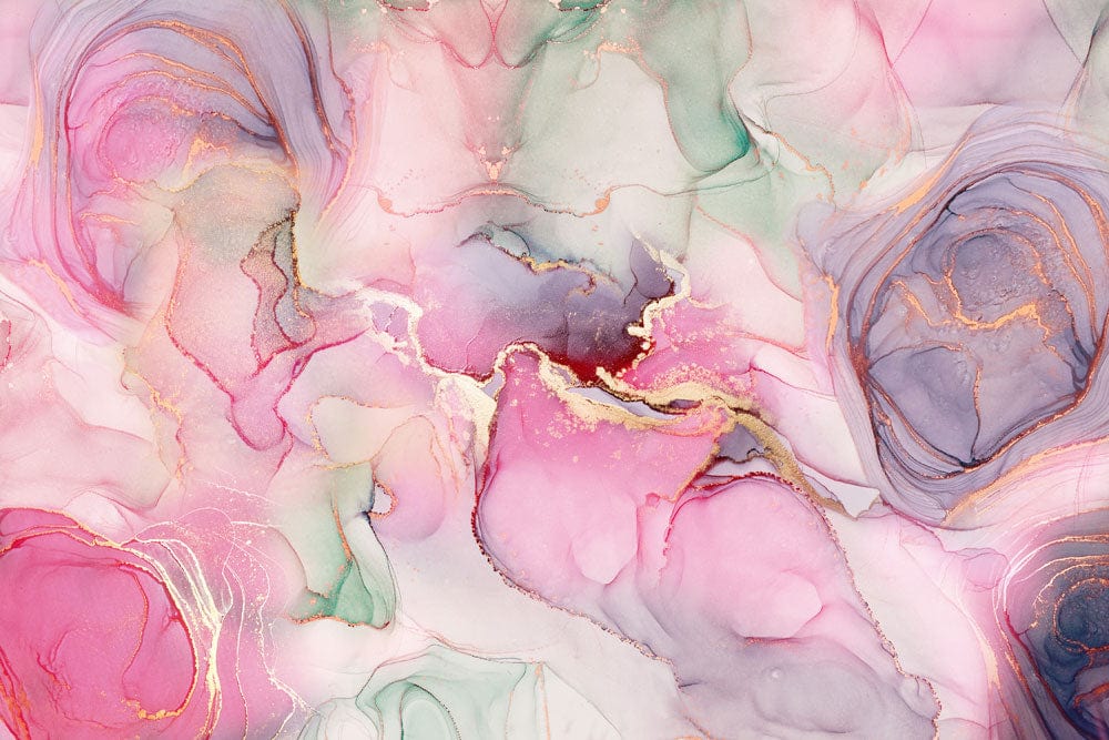 Abstract Watercolor Marble Mural Wallpaper