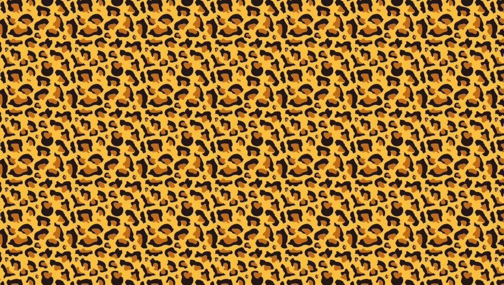 Whimsical Jungle Animal Print Mural Wallpaper