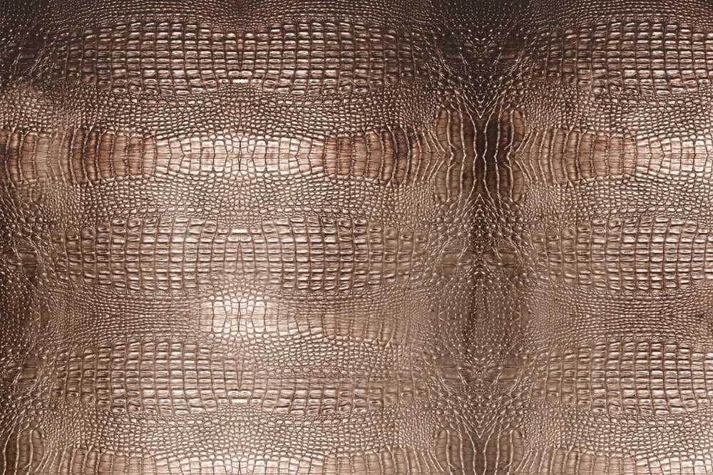 Luxurious Metallic Crocodile Texture Mural Wallpaper