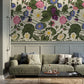 Lotus Wallpaper Mural with Vibrant Colors, Perfect for Decorating a Room