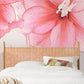 Stunning Hibiscus Flower Wallpaper Mural for Use as a Bedroom Decoration