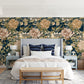 Aesthetic Golden Blossoms Wallpaper Mural for Bedroom Decor