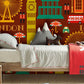 Decorate your bedroom with this London Landmark Patterns Wallpaper Mural.