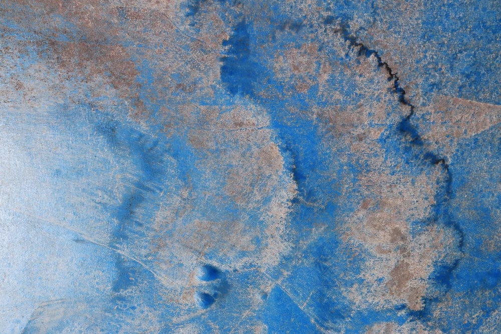 Abstract Blue Metallic Textured Mural Wallpaper