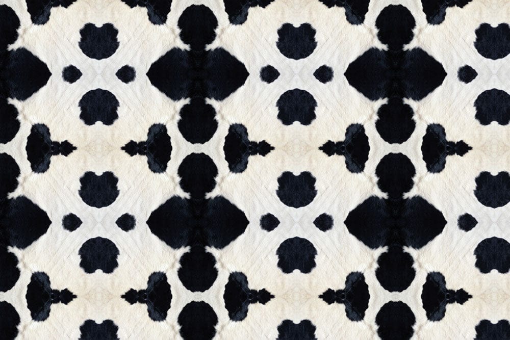 Schwarz und Beige Geometrische Wandtapete