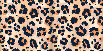Home d��cor wall murals with a wild orange leopard's fur in a textured pattern.
