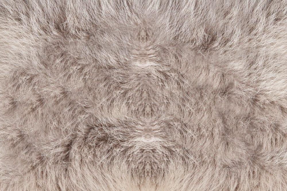 Luxurious Faux Fur Neutral Mural Wallpaper