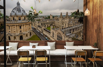 Vintage European Architecture Mural Wallpaper