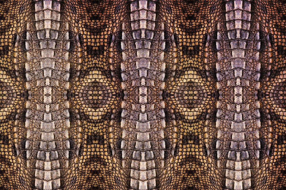 Exotic Reptile Skin Texture Mural Wallpaper