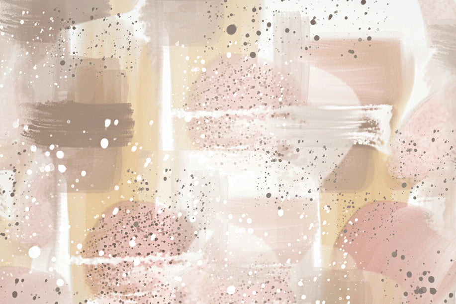 Wallpaper mural with a variety of colour accents for use in home decor