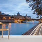 tranquil Seine River scenery wallpaper for home