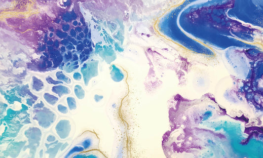 Ocean World Marble Wallpaper Mural for Interior Design of Homes and Businesses