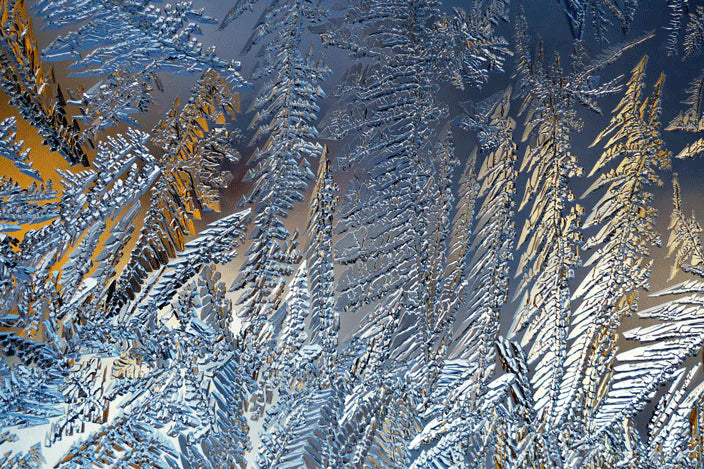 Metallic Frost Texture Designer Mural Wallpaper