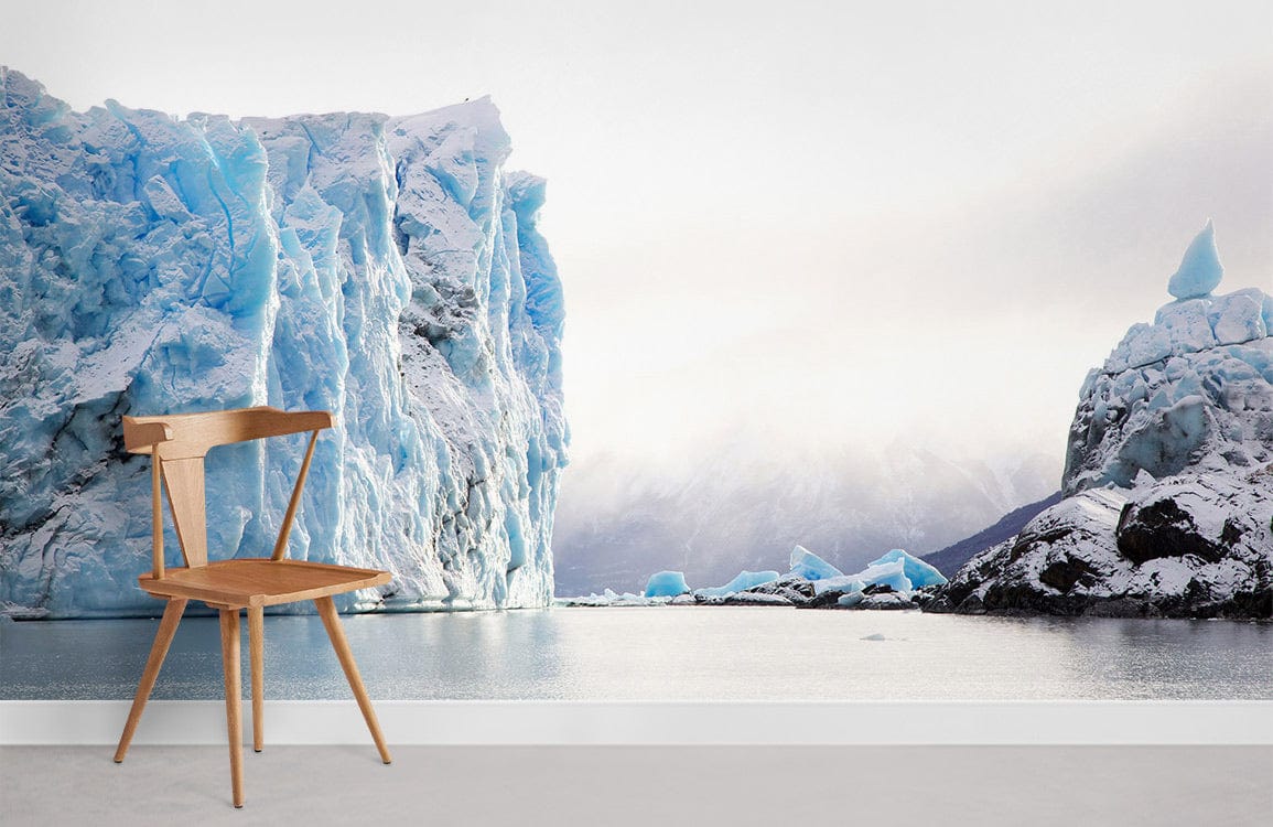 cool glacier landscape wallpaper for home