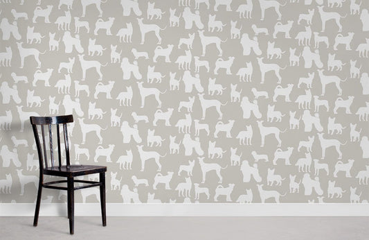 home decor with a variety of dog silhouettes