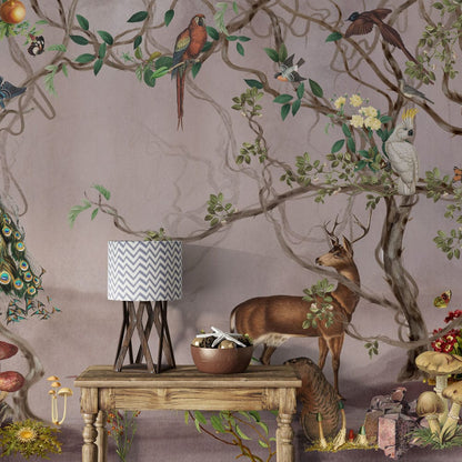 Enchanted Forest Animal Wallpaper for Wall