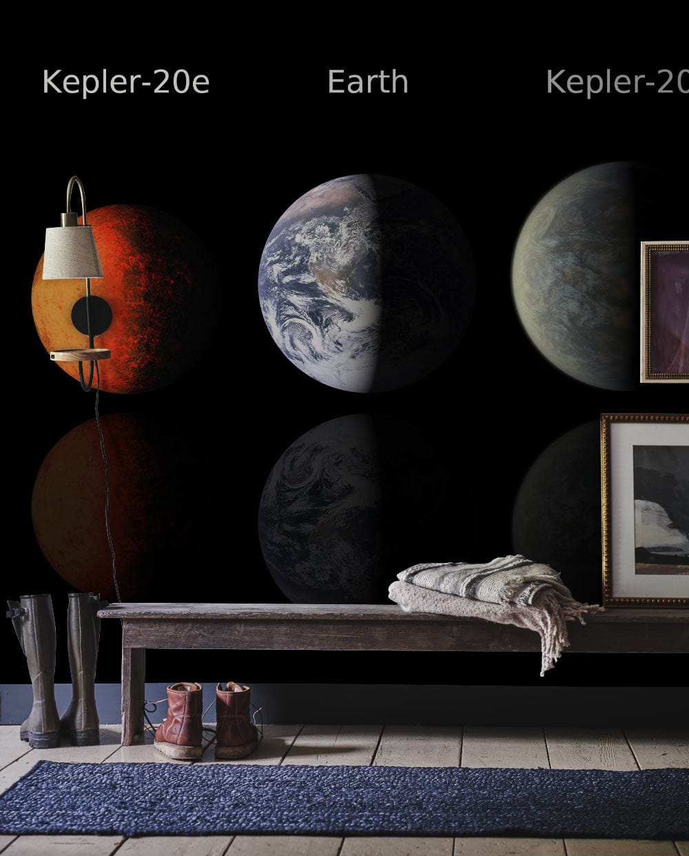  Exoplanets Space Wallpaper Decoration
