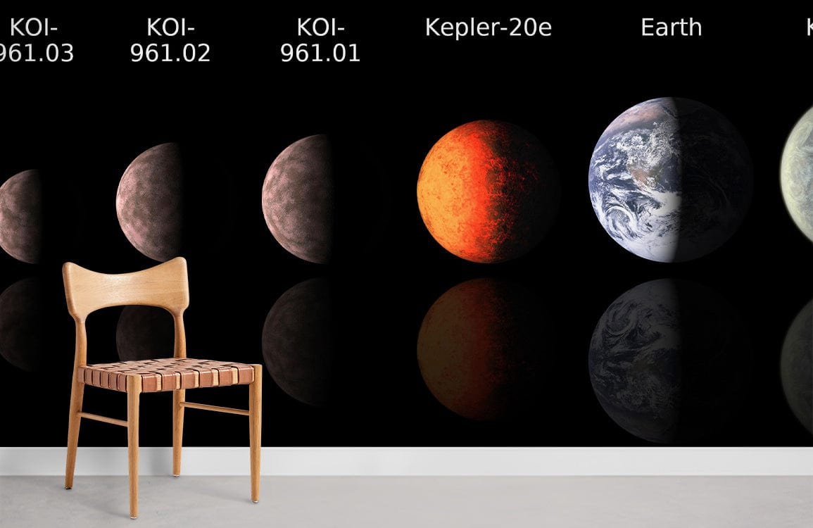 Exoplanets Exploration Sapce Wall Mural For Room