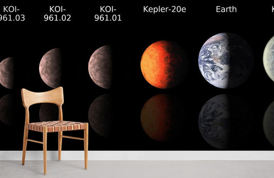 Exoplanets Exploration Sapce Wall Mural For Room