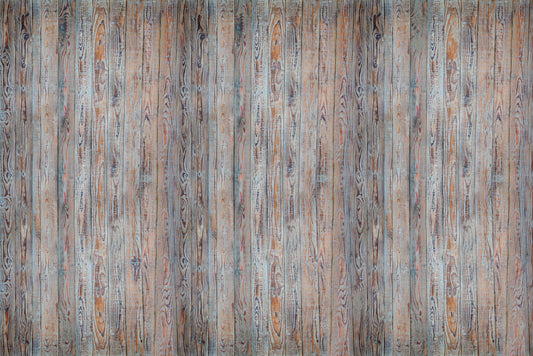 gray wall murals with a wood feel and faint cracks