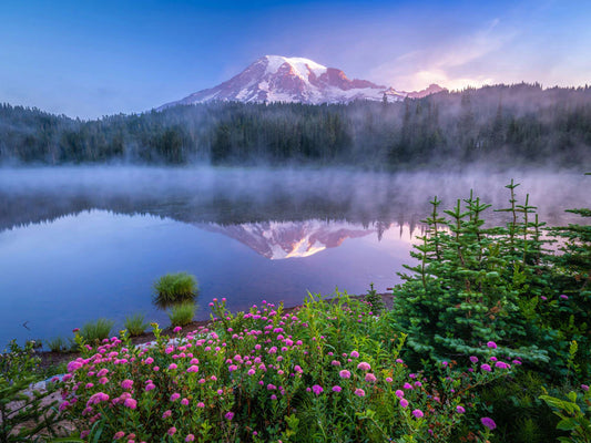spring lake mountain customized wallpaper