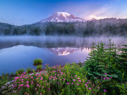 spring lake mountain customized wallpaper