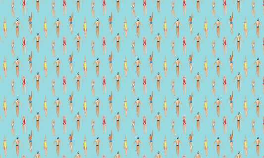 Swimmers In Water Wallpaper