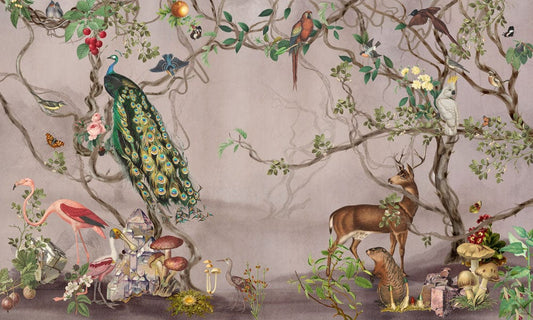 Enchanted Forest Animal Wallpaper for Wall