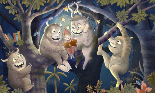 Enchanted Forest Storytime Mural Wallpaper