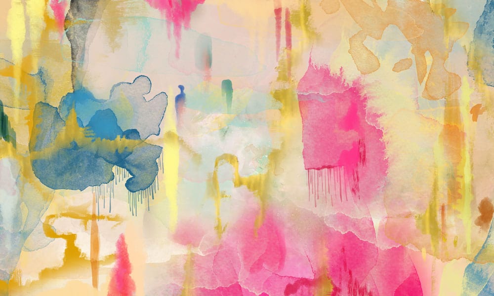 Abstract Watercolor Brushstroke Wallpaper