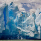 cool land iceberg starting to melt snow wallpaper art
