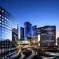 bustling city of Paris in the evening customized wallpaper