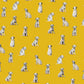spotted dog puppies in yellow background wall murals wallpaper