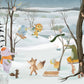 Snowland Animals Wallpaper Mural
