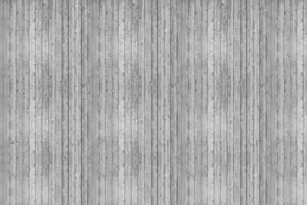Modern Grey Wood Plank Mural Wallpaper