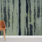Blackened Green Paint Wall Mural For Room