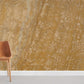 stone wallpaper murals with yellow dots for the house