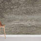 an abstract wallpaper mural of rusted, gray horizontal stone