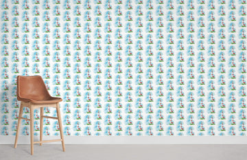 Papier Peint Panoramique Phare Bleu