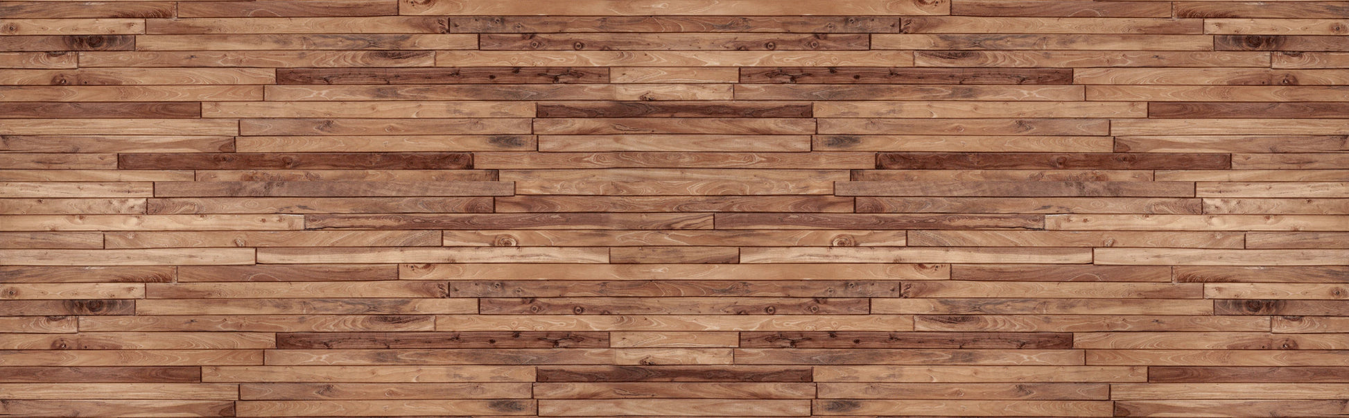 The living area features an ancient wooden wall mural wallpaper.
