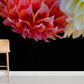 The Dahlias Soak Up the Flower Wallpaper in the Room