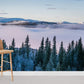 views from mountain peaks wall murals for home 