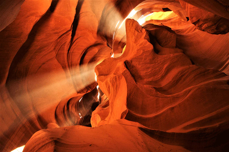 Warm Sandstone Rock Landscape Mural Wallpaper