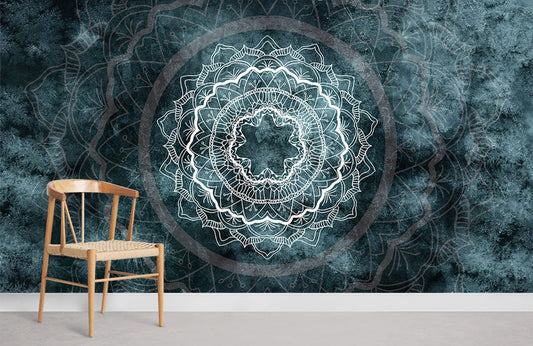 for the house, jasper Mandala wall murals