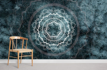 Ethereal Mandala Abstract Mural Wallpaper