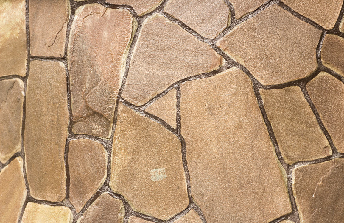 Rustic Stone Wall Textured Wall Mural